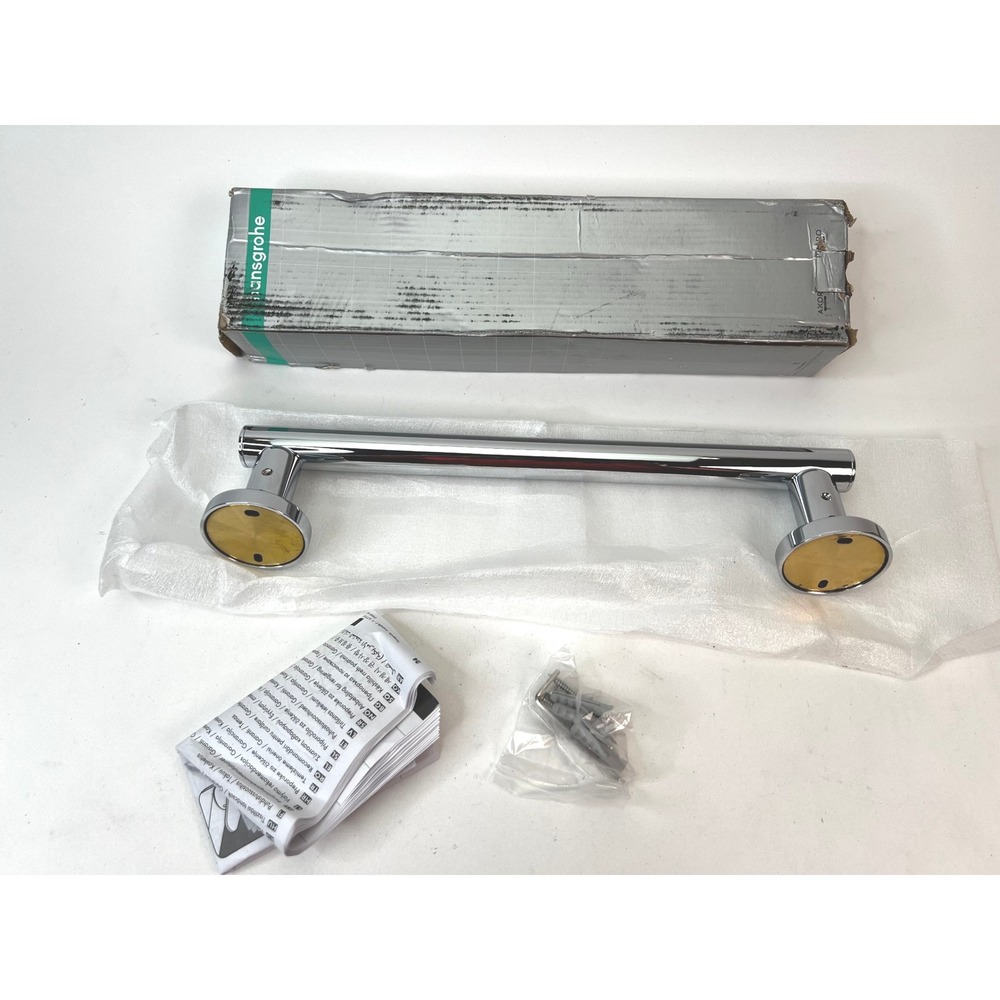 Hansgrohe Logis‎ E 41713000 Chrome Towel Bar Bathroom Wall Mount Fixture 12"